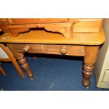 A WALNUT DEMI LUNE SINGLE DOOR CHINA CABINET, and a pine hi-fi cabinet (2)