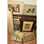 PICTURES AND PRINTS ETC, to include early 20th century photographs and prints, mostly framed,