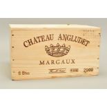 ONE CASE OF SIX BOTTLES OF CHATEAU ANGLUDET 2009 MARGAUX, recently removed from the Wine Society,