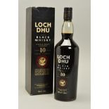 A BOTTLE OF LOCH DHU 'THE BLACK WHISKY', aged 10 years, 40% vol. 1 Litre, fill level mid-low neck,