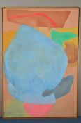 MALI MORRIS RA (BRITISH 1945), 'Blue Island' abstract swathes of colour, signed, titled and dated (
