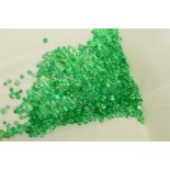 A SELECTION OF ROUND CUT EMERALDS, approximate combined weight 29.41cts