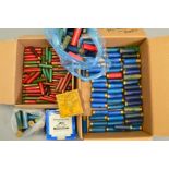 APPROXIMATELY NINETY FIVE 16 BORE SHOTGUN GAME CARTRIDGES, in paper and plastic cases plus