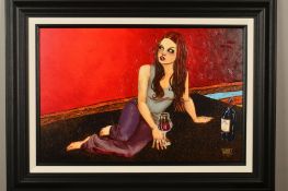 TODD WHITE (AMERICAN 1969), 'Her Satisfied Place', a limited edition hand embellished print 85/