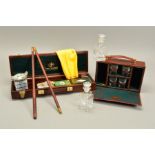 A GOOD QUALITY JOHN MACNAB 12 BORE CASED CLEANING KIT, consisting of cleaning rod, jag, brush,