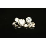 NINE ROUND DIAMONDS, to include one old cut, ranging between 0.01ct-0.21ct, approximate combined