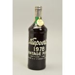 A BOTTLE OF NIEPOORT'S 1978 VINTAGE PORT, bottled in 1980, fill level upper shoulder, seal intact