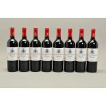EIGHT BOTTLES OF LACOSTE BORIE 2009 PAUILLAC, fill levels mid - low neck, consistent for year,