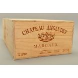 ONE CASE OF TWELVE BOTTLES OF CHATEAU ANGLUDET 2008 MARGAUX, recently removed from The Wine Society,