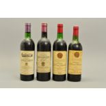 FOUR BOTTLES OF FINE BORDEAUX WINE, comprising a bottle of Chateau Langoa Barton 1979 Saint Julien