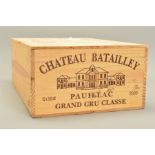 ONE CASE OF TWELVE BOTTLES OF CHATEAU BATAILLEY 2009 PAUILLAC GRAND CRU CLASSE, recently removed