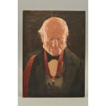 JOHN HASSALL (BRITISH 1868-1948), 'An Old Master L.S.C', head and shoulders portrait of an elderly