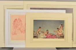 SIR WILLIAM RUSSELL FLINT (1880-1969), four signed limited edition prints, to include 'The Silver
