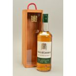 A BOTTLE OF HOUSE OF COMMONS NO.1 SCOTCH WHISKY, 12 years old, signed by Margaret Thatcher, fill