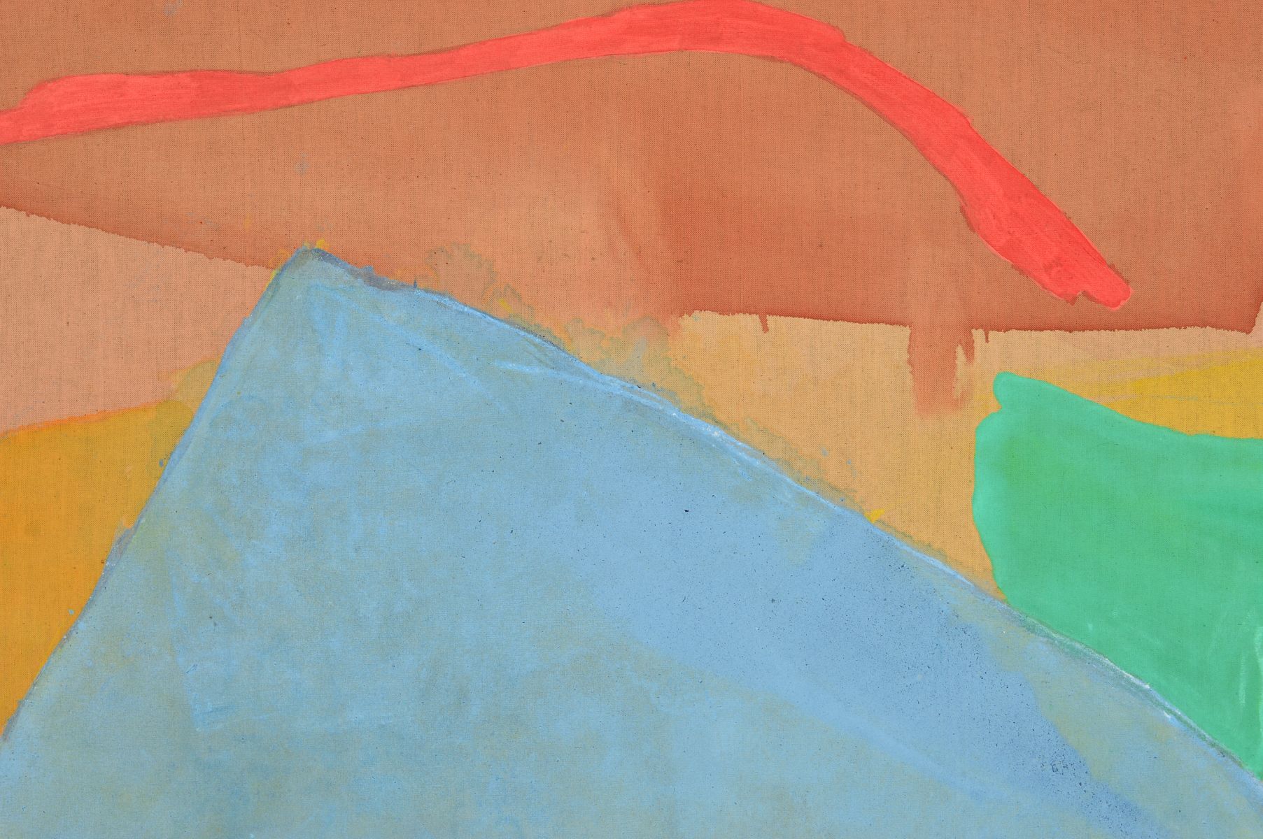 MALI MORRIS RA (BRITISH 1945), 'Blue Island' abstract swathes of colour, signed, titled and dated ( - Image 2 of 7