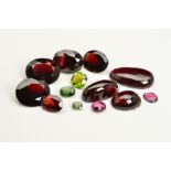 A LARGE SELECTION OF VARIOUS GARNETS VARIETIES, to include approximately 195 individual stones of