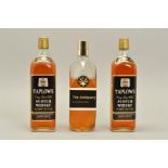 THREE BOTTLES OF RARE WHISKY, comprising two bottles of Taplows Very Fine Old Scotch Whisky 'By