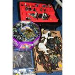 GAMES WORKSHOP LORD OF THE RINGS STRATEGY BATTLE GAME FIGURES, with two boxes, a box of Lord of