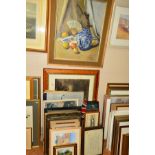 PAINTINGS AND PRINTS etc, to include H Barklam, oil on canvas, still life of a Chinese ginger jar