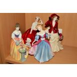 THREE ROYAL DOULTON FIGURES, 'Alexandra' HN3286, 'Gail' HN2937 and 'Amy' HN3316 (figure of the