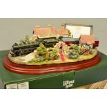 A BOXED LIMITED EDITION LILLIPUT LANE SCULPTURE, 'The Royal Train At Sandringham' L2517, No0348,