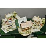 THREE BOXED SNOW COVERED LILLIPUT LANE SCULPTURES FROM THE BRITISH COLLECTION, 'Country Christmas'