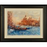 GARY BENFIELD (BRITISH 1965) 'SANTA MARIA', a hand embellished limited edition print of Venice, 32/