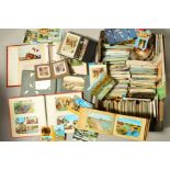 A VERY LARGE COLLECTION OF MODERN POSTCARDS, and a small number of vintage postcards, themes are