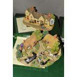 TWO BOXED LIMITED EDITION LILLIPUT LANE SCULPTURES, 'The Old Sun Inn' L2796, No 0732/2000, with