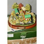 A BOXED LIMITED EDITION LILLIPUT LANE SCULPTURE 'Gypsy Encampment At Appleby Fair' L2596, No 0339/
