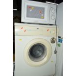 A WHITE KNIGHT 6KG TUMBLE DRYER together with a microwave (2)