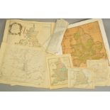 A LATE 18TH CENTURY FOLDED MAP BY J. MENZIES, 'A Correct Map of England With all The Principal and