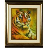 ROLF HARRIS (AUSTRALIAN 1930) 'TIGER SUPREME', an artist proof print 15/20, signed lower right, with