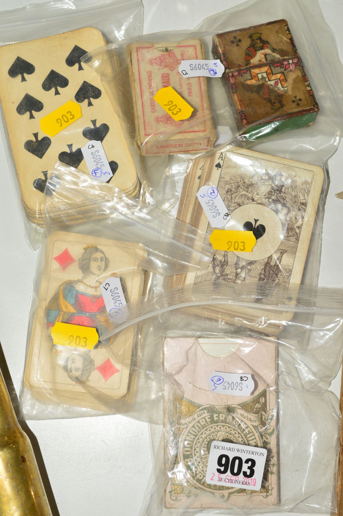 A GROUP OF PLAYING CARDS to include, Germany, Dondorf, Frankfurt, Rhineland pattern, Standard