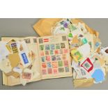 AN IMPROVED POSTAGE STAMP ALBUM, and various loose stamps (all proceeds in aid of We Love
