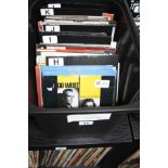 A TRAY OF OVER EIGHTY 7' SINGLES FROM THE 1980'S, including Jo Boxers, Lotus Eaters, Ian Dury and