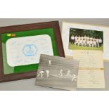 ENGLAND SIGNED TEAM PHOTOGRAPHS, (1988), Test Match photographs, Wearits card (1981) and MCC W.I.