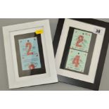 FRAMED AND GLAZED MCC - ENGLAND VS WEST INDIES TEST MATCH MEMBERS ENCLOSURE TICKETS, for the