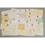 DINNER INVITATIONS AND SELECTION LETTERS