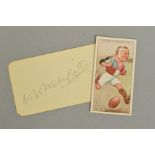 PLAYER'S CIGARETTE CARD, of William Wavell Wakefield of Harlequins and England, also, the