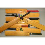 AUTOGRAPHED CRICKETS BATS, of the West Indian, MCC, England and County Cricket Club teams, dates