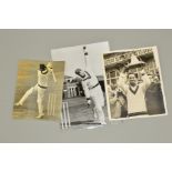 WEST INDIES BLACK AND WHITE PHOTOGRAPHS, featuring Alf Valentine and Sir Gary Sobers