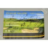 COLOUR ADVERTISING POSTER, for the Johnnie Walker Championship at Gleneagles in August 2008, the