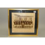 FRAMED, GLAZED AND AUTOGRAPHED WEST INDIES TEAM PHOTOGRAPH, (Weekes, Stollmeyer, Walcott) etc