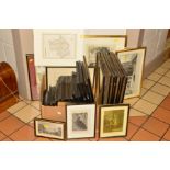 FRAMED 19TH/20TH CENTURY TOPOGRAPHICAL VIEWS, to include Cumberland, Derbyshire, Carlisle,