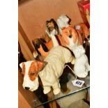 SIX ROYAL DOULTON/BESWICK DOGS, to include Royal Doulton 'Sealyham Ch., 'Scotia Stylist' HN1030 (