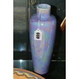 A RUSKIN POTTERY HIGH FIRED VASE, of tapering form, shape No.271, decorated in a lavender lustre