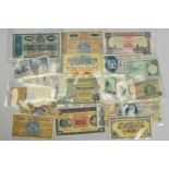 A COLLECTION OF NINETEEN SCOTTISH BANKNOTES, to include The Royal Bank of Scotland £5 1952, Bank