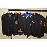 A NUMBER OF NAVAL UNIFORM ITEMS, US Naval Smock top, maker being 'Tennessee' Uniform Company, with