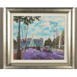 TIMMY MALLETT (BRITISH CONTEMPORARY) 'CELEBRATING ON THE MALL' a limited edition London Cityscape
